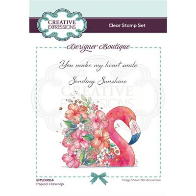Creative Expressions Clear Stamps - Tropical Flamingo